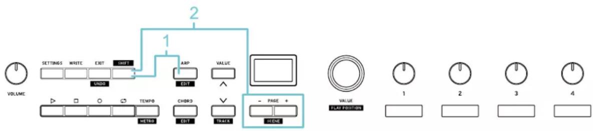 KORG Keystage - Initialisation de la page utilisateur - 1