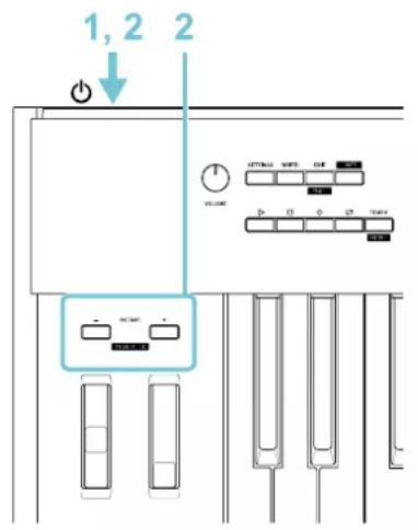 KORG Keystage - Initialisation des réglages d'usine du Keystage - 1