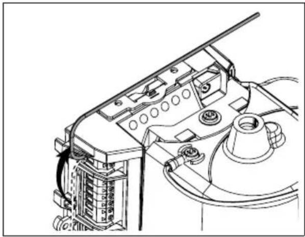 SOMFY Freevia Essential - Position der Antenne der Steuerelektronik - 1