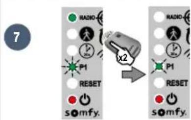 SOMFY Freevia Essential - ▶ Setting slow speed (continued) - 2