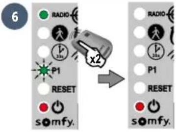 SOMFY Freevia Essential - ▶ Returning to standard speed - 6