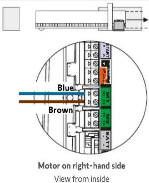 SOMFY Freevia Essential - Wiring the motor - 5