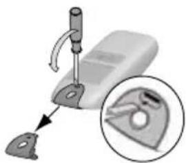 SOMFY Freevia Essential - Replacing the remote control battery - 1