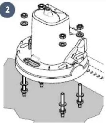 SOMFY Freevia Essential - Installing the motor - 3