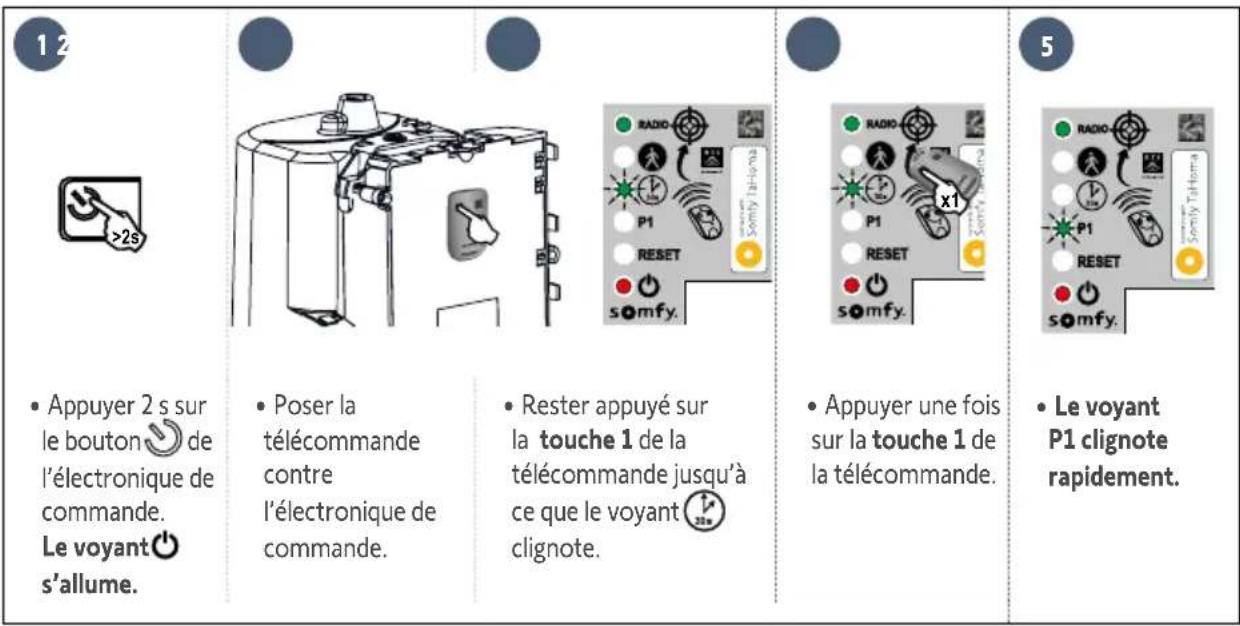SOMFY Freevia Essential - Paramétrer la vitesse lente - 1