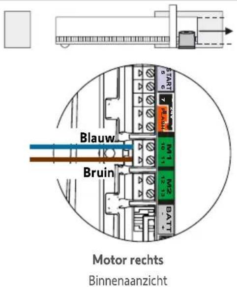SOMFY Freevia Essential - Aansluiting van de motor - 5