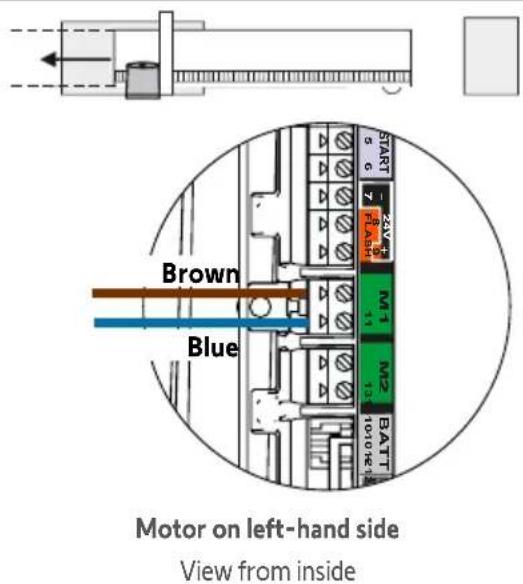 SOMFY Freevia Essential - Wiring the motor - 4