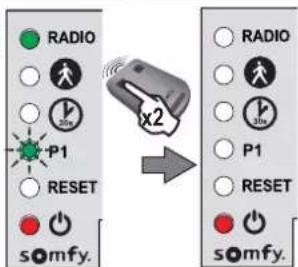 SOMFY Freevia Line - Rückkehr zur standardmäßigen Geschwindigkeit - 5