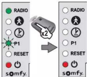 SOMFY Freevia Line - ▶ Returning to standard speed - 6