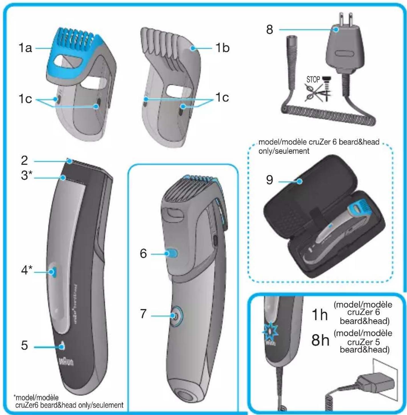 BRAUN cruZer6 beard&head - 1