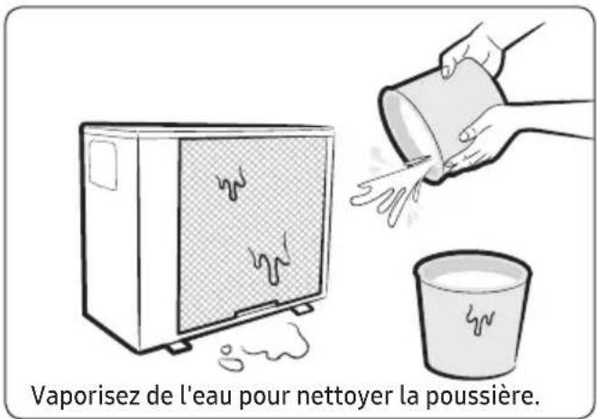 SAMSUNG AC026BNNPKG - Nettoyage de l'échangeur thermique de l'unité extérieure - 1