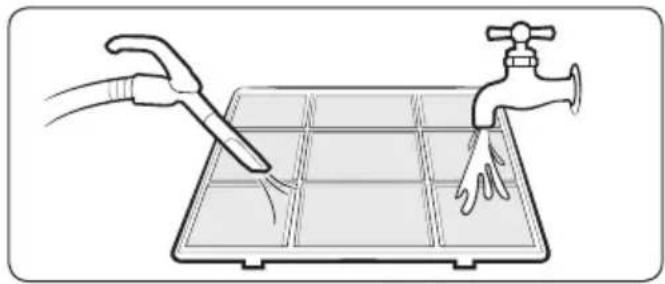 SAMSUNG AC026BNNPKG - Nettoyage du filtre à air - 1