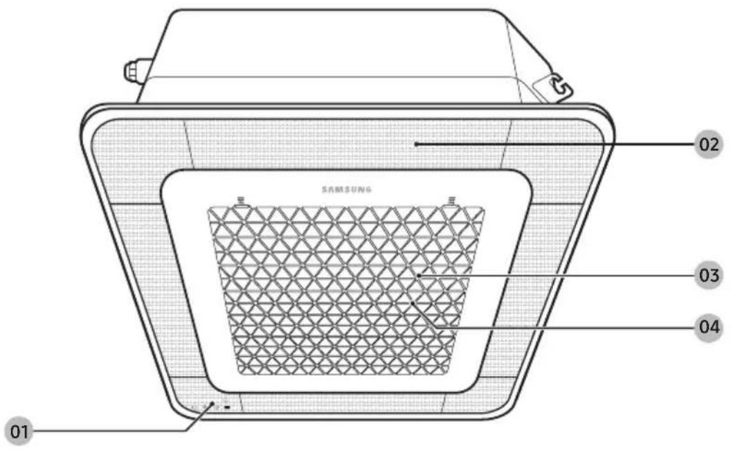 SAMSUNG AC026BNNPKG - Aperçu de l'appareil extérieur - 1