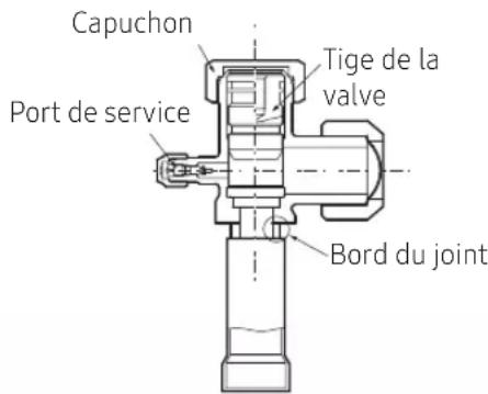 SAMSUNG AE044MXTPEH - Pour fermer la tige de la valve - 1