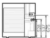 SAMSUNG AC120KX4DKH - Dimensions de l'unité extérieur - 2