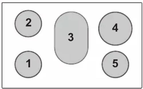 2 1 3 4 5