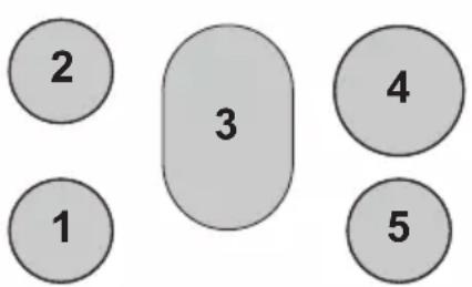 2 1 3 4 5