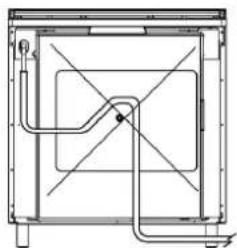 Glem Gas UN9621WI - CONNECTION WITH FLEXIBLE RUBBER TUBE - 2