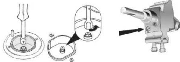 Glem Gas UN9624VI - REGULATING THE MINIMUM FLOW RATE OF GAS TO THE OVEN AND GRILL BURNERS (fig. 23 - page 15) - 1