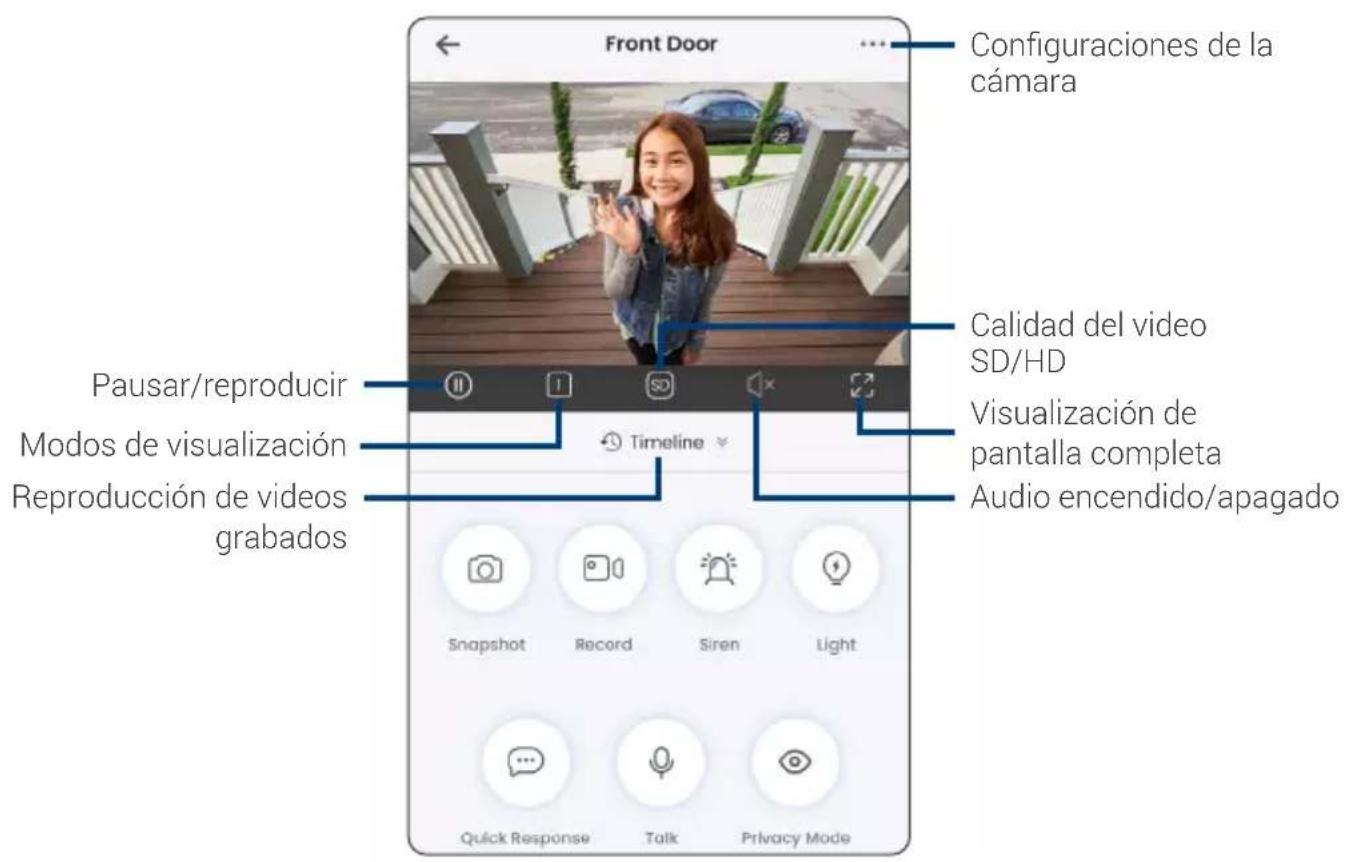 Lorex W482CAD-F - Visualización en vivo en la aplicación - 1