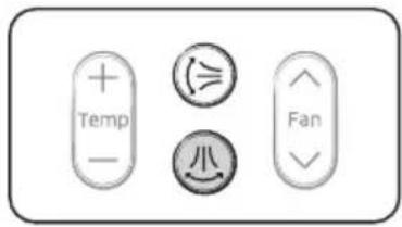 + Temp - (=>) 小 Fan