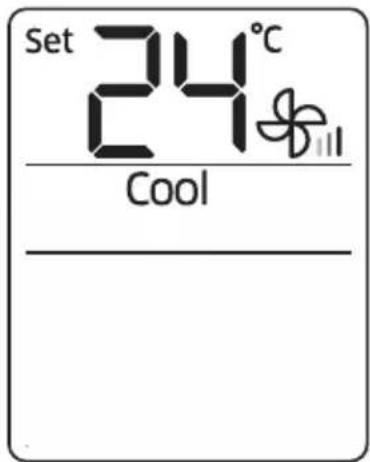 Set 24°C Cool