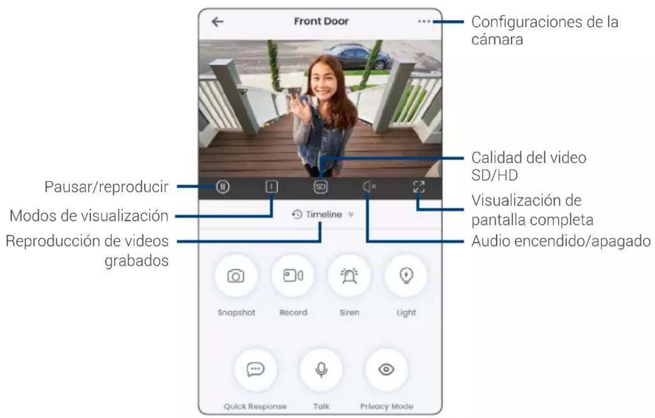 Lorex W482CAD-B - Visualización en vivo en la aplicación - 1