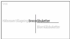 12:00 Hälsosam tillagning Brocolibuketter Blomkålsbuketter