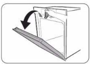 SAMSUNG NV7B7970CDA - Opening the door manually - 3