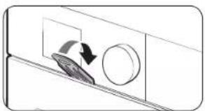 SAMSUNG NV7B7970CDA - Opening the door manually - 2