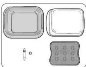 SAMSUNG NV7B7970CDA - Assembling the steam container (applicable models only) - 1