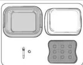 SAMSUNG NV7B7970CDA - Assemblage du récipient à vapeur (modèles applicables uniquement) - 1