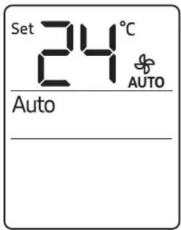 Set 24°C AUTO Auto
