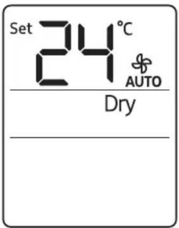 Set 24°C AUTO Dry