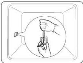 SAMSUNG NV7B4550VDK - Lamp aan zijkant van de oven - 1