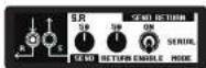 NUX Trident NME-5 - Face arrière Connexions courantes - 3