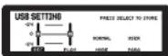 NUX Trident NME-5 - USB SET(TING) (paramètres USB) - 1