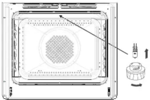 AMICA EBX 944 630 S - Wechsel der Halogenleuchte im Backofen - 1