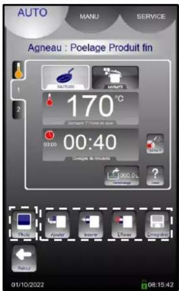Vulcan VPP40 - CREATION D'UNE RECETTE - 5
