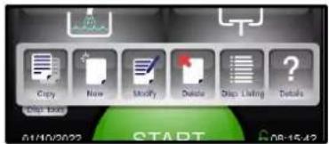 Copy New Modify Delete Drop Living Details 01/10/2022 START 08-15:42