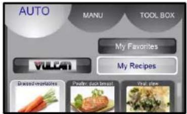 AUTO MANU TOOL BOX My Favorites VULCAN My Recipes Braided vegetables Poultry dish breast Meal stew