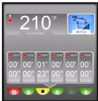 210°F Hot Rain Change T KETTLE 00' 00' 01' 00' 00' 00' 00" 00" 23" 00" 00" 14