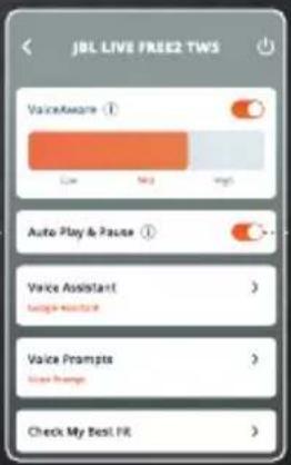 JBL Live Free 2 TWS - AUTO PLAY/PAUSE - 7