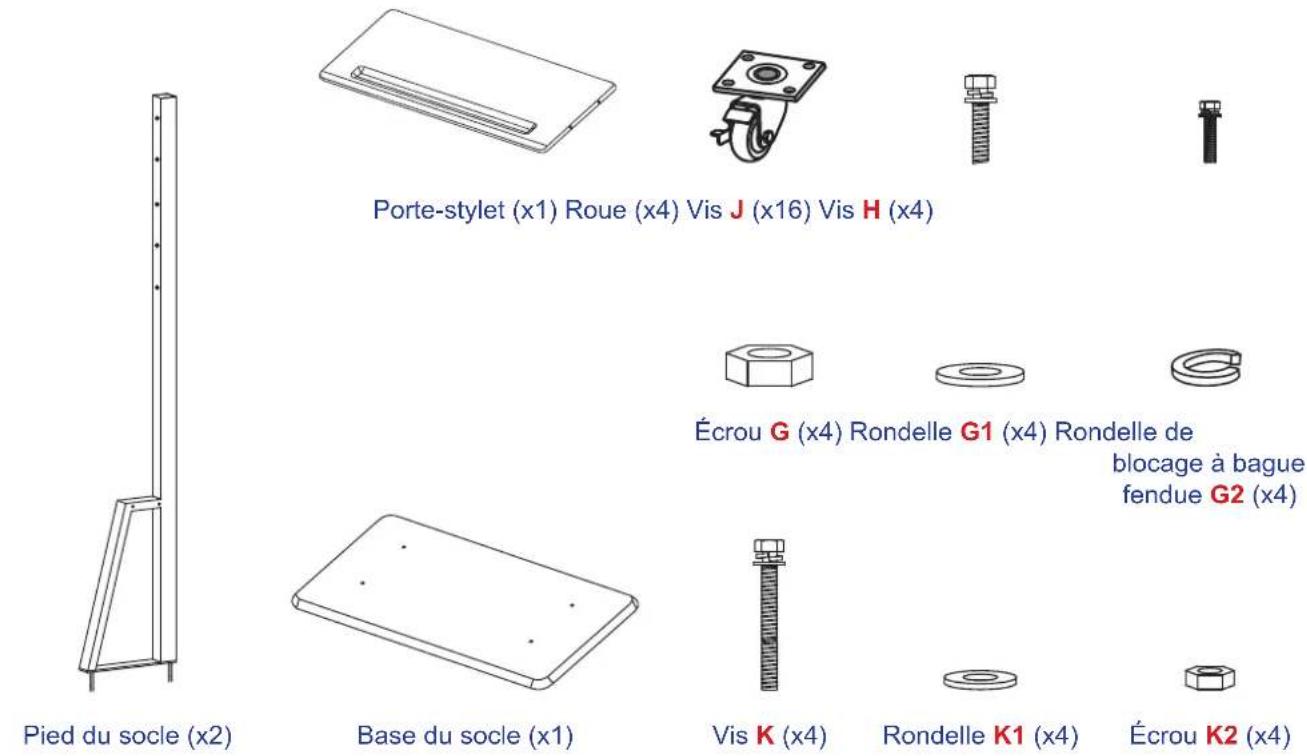 OPTOMA N3981K - Montage sur socle (optionnel) - 1
