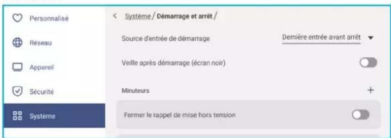 OPTOMA 5752RK+ - Configuration des paramètres du système - 3