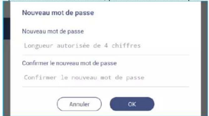 OPTOMA N3651K - Configuration des paramètres de sécurité - 2