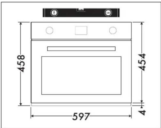 SMEG SO4606WAPNR - Position du câble d'alimentation - 4