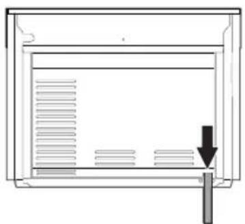 SMEG SO4606WAPNR - Position du câble d'alimentation - 1
