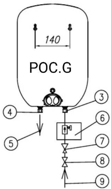 KOSPEL POC.G-10 - Electric Pressure Water Heater - 8