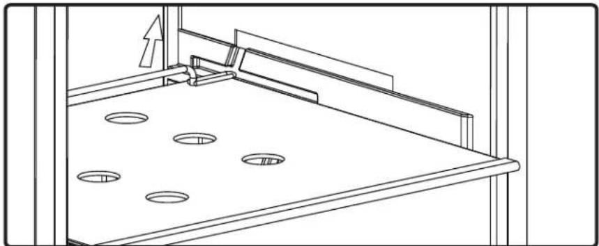 Zephyr Presrv PRPB24C01BG - Removing the Glass Shelves - 2